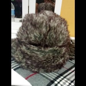 Cozy hairy hat