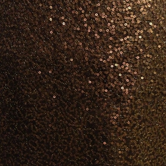 NWT Brown Sequined Skirt Size 4p - Picture 3 of 3