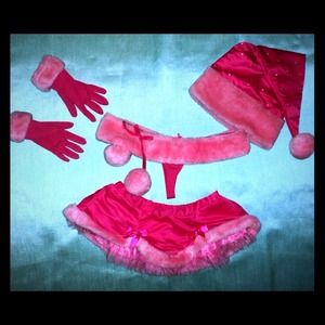 RESERVED!!!! VS Sexy Little Things Pink Santa