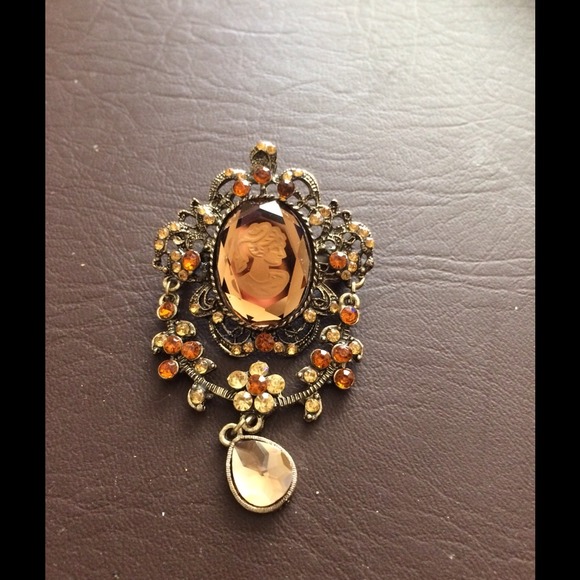 Pin and necklace all in one!
