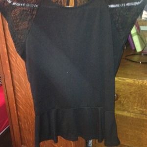 Lace back Romy Boutique shirt.