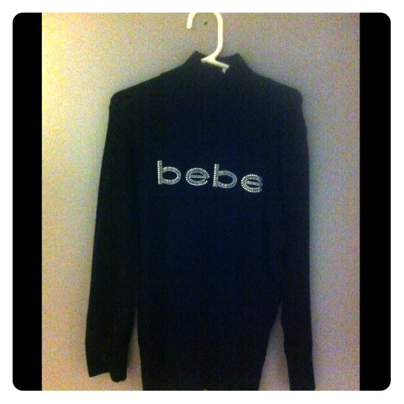 Bebe black turtle neck sweater