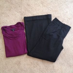 Express wide leg trousers