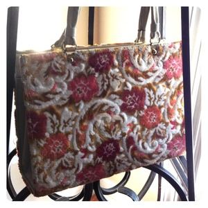 Vintage tapestry purse