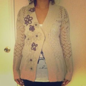 🎀Anthropologie🎀 Crochet Cardigan Sweater