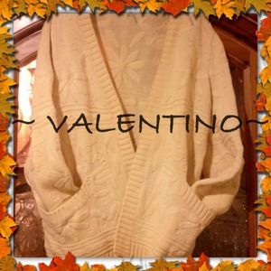 Vintage VALENTINO crochet cardigan NWOT!
