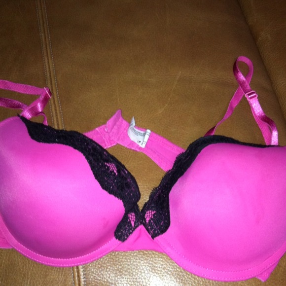 Pretty Pink Padded Bra 36 D