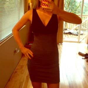 Little black and grey dress!