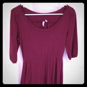 Garnet Old Navy Shirt Dress