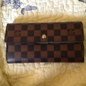 Louis Vuitton Damier wallet with checkbook insert