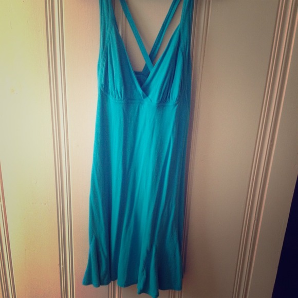 Teal summer day dress