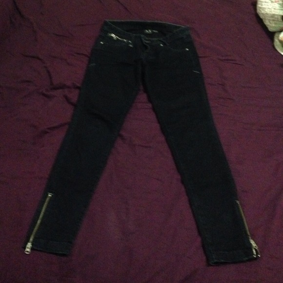 Dark blue Armani Exchange skinny jeans