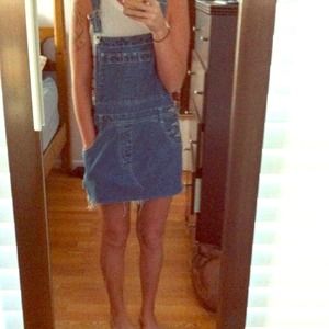 Vintage overall skirt from urban