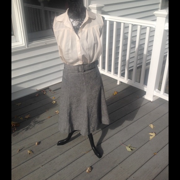 Grey tweed flare skirt.❤️NO LONGER ABAILABLE❤️
