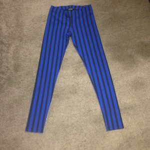 Bebe Stripe Leggings