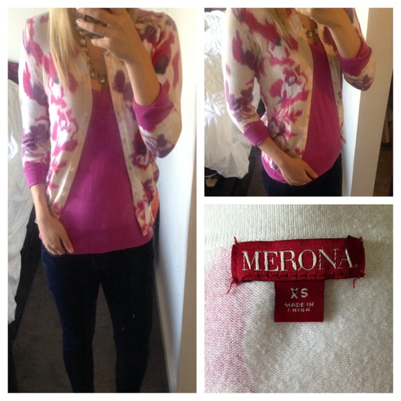 🚫SOLD🚫Merona Printed Cardigan
