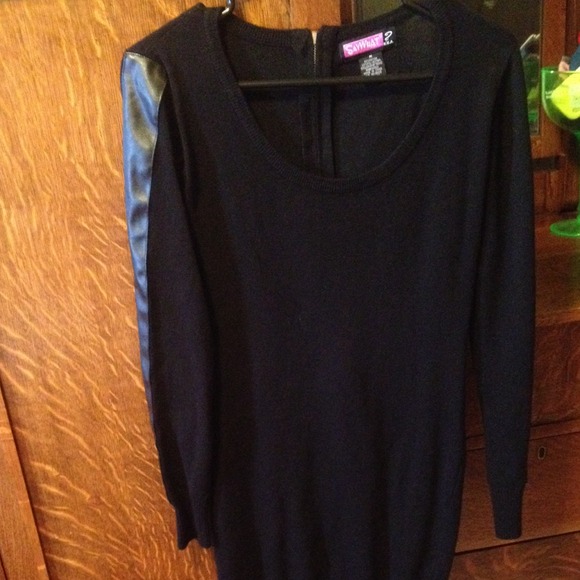 Sweater dress.