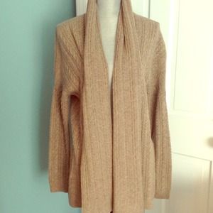 VINCE Loose Cableknit Cardigan