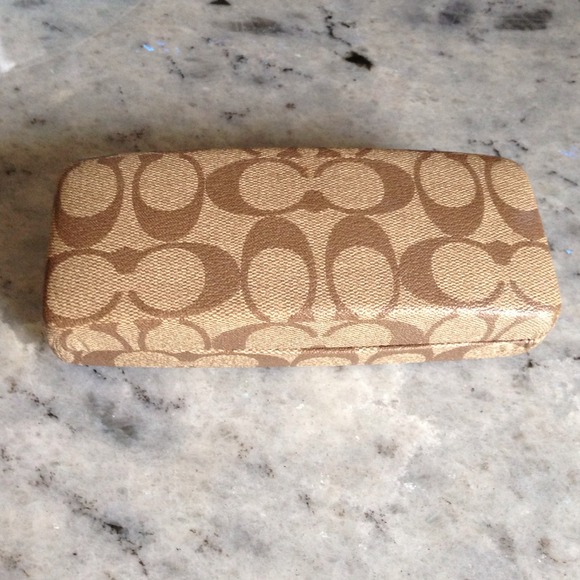 SOLD in bundle  Authentic Coach sunglass case