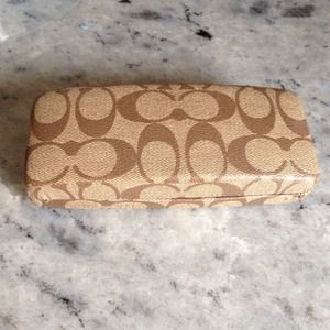 SOLD in bundle  Authentic Coach sunglass case