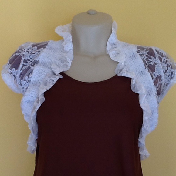 White lace cover up