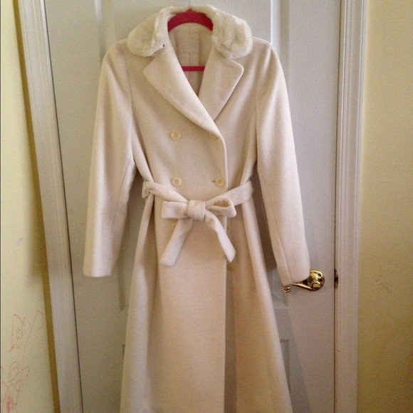 Cream winter coat