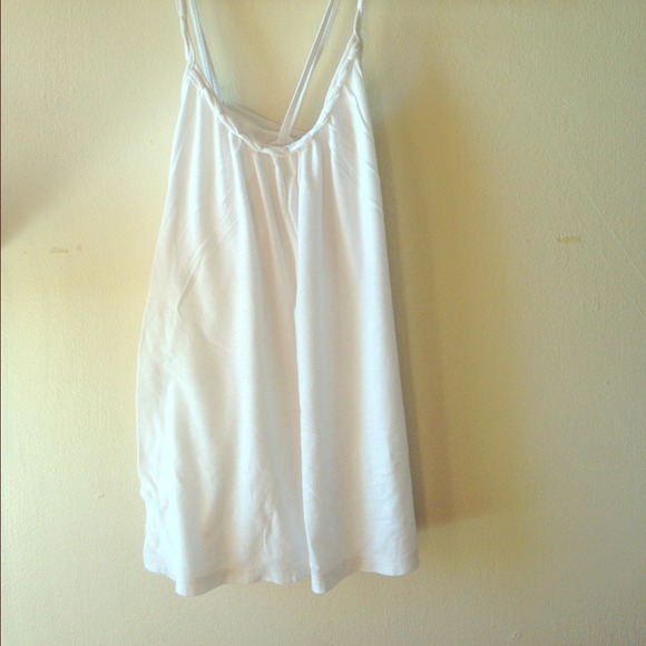 white hollister tank top