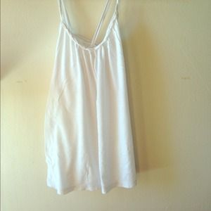 white hollister tank top