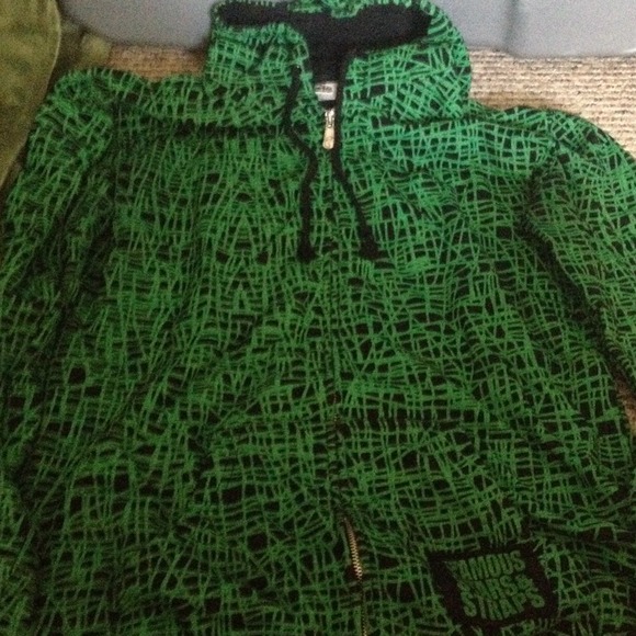 Green & Black Famous Stars and Straps hoodie