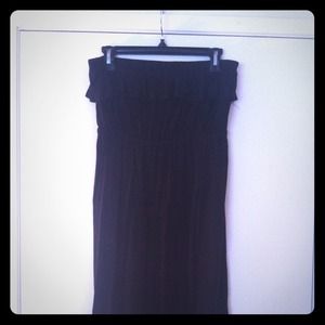 Black tube top dress !