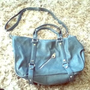 Soft teal purse