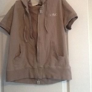BCBG Short Sleeve Hoodie
