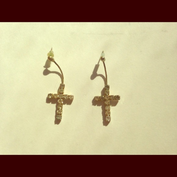 cross earrings