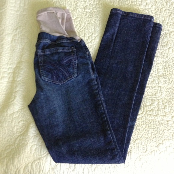 Maternity Straight Leg Jeans Medium Wash
