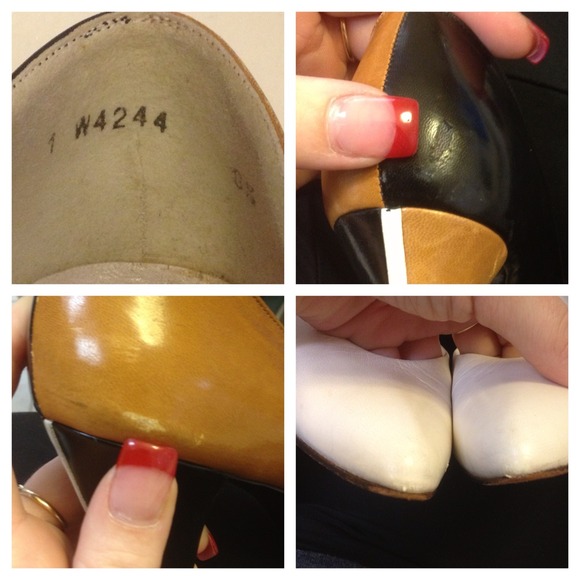 Stuart Weitzman Color Block Vintage Pumps - Picture 4 of 5