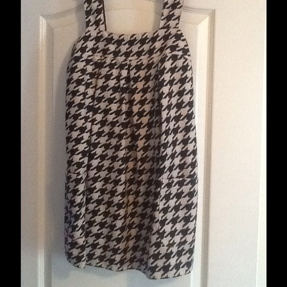 Houndstooth Dress with Pockets - Picture 1 of 4