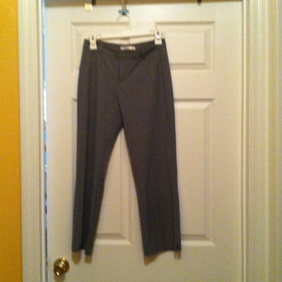 Gray work pants