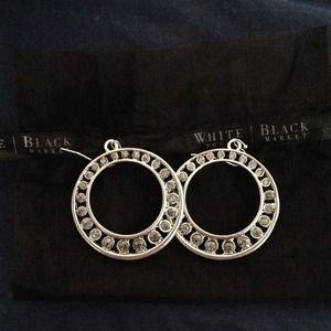White House Black Market Circle Earrings