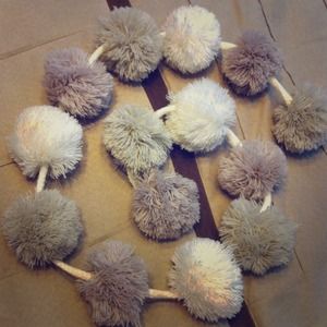 Scarf. I call it a poof ball scarf :)