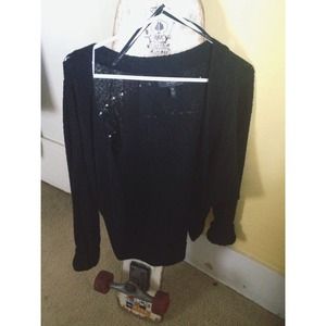 🚫SOLD🚫 soft black cardigan ❄️