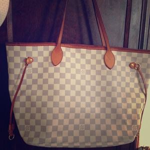 Authentic Louis Vuitton Damier Azur Neverfull MM