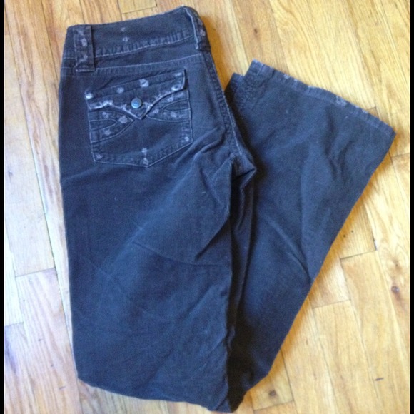 Urban Outfitters Fall Green Bootcut Corduroy Jeans - Picture 3 of 4