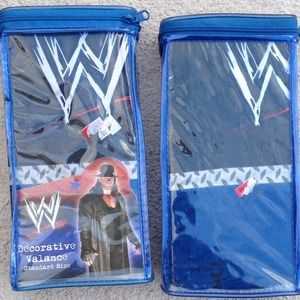 WWE window valances (set of 2)