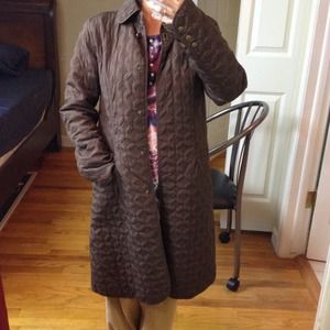 Carole little Jackets & Coats - CAROLE LITTLE brown quilted coat Carole little Jackets & Coats - CAROLE LITTLE brown quilted coat