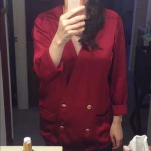 Vintage CHANEL Silk Shirt