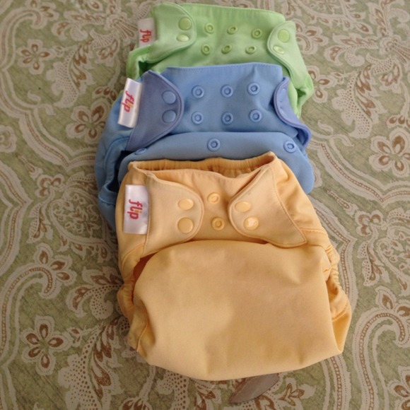 Flip diaper covers