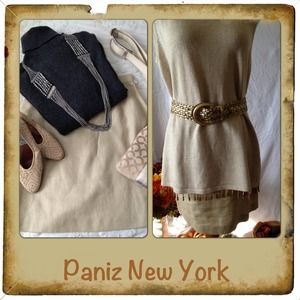 SOLD Paniz Linen Pencil Skirt