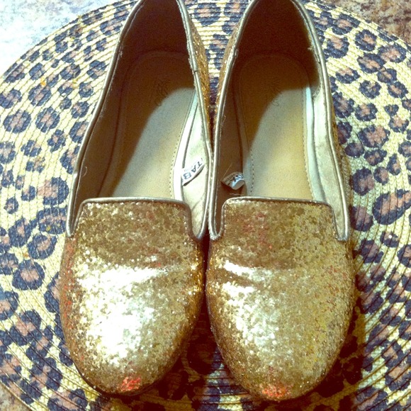 ❌Traded❌Beautiful glitter sequin loafers