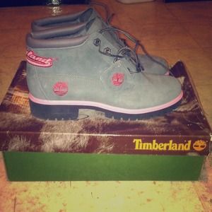 Grey Timberland Boots