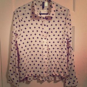 Blouse with crosses...brand new!